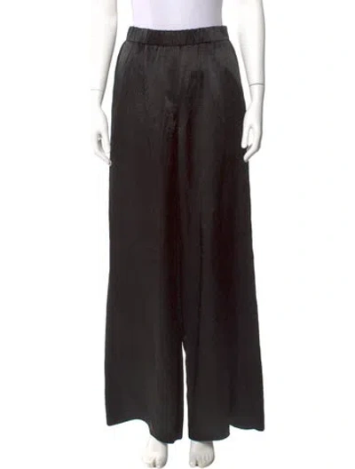 Pre-owned Jason Wu Wide Leg Pants In Black