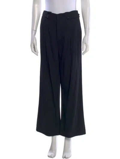 Pre-owned Jason Wu Wide Leg Pants In Black