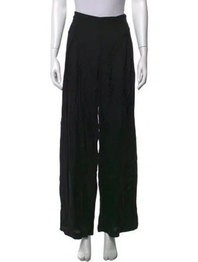 Pre-owned Jason Wu Wide Leg Pants In Black