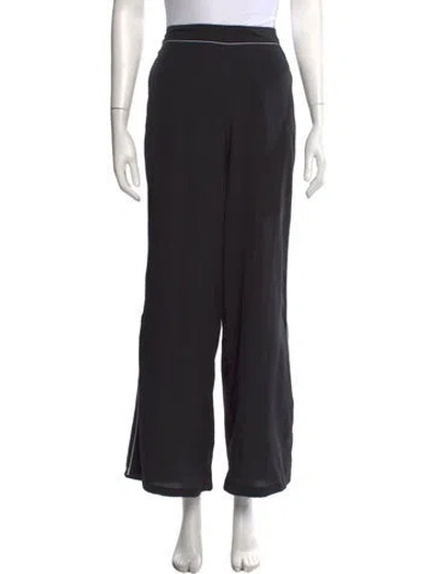 Pre-owned Jason Wu Wide Leg Pants In Black