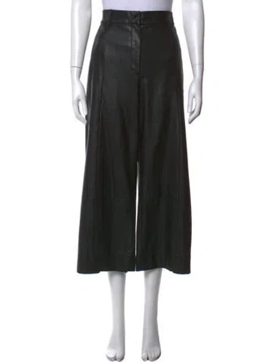 Pre-owned Jason Wu Wide Leg Pants In Black