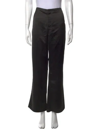 Pre-owned Jason Wu Wide Leg Pants In Black