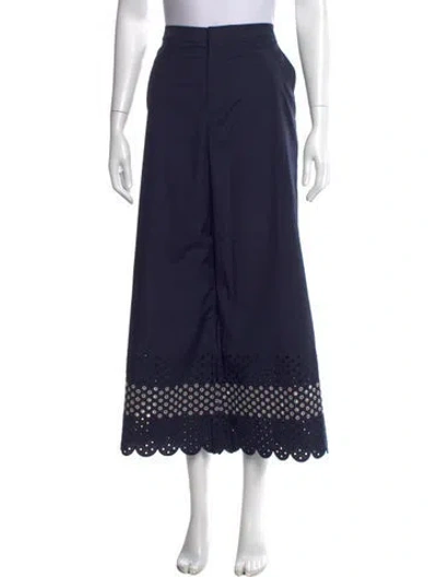 Pre-owned Jason Wu Wide Leg Pants In Blue