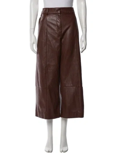 Pre-owned Jason Wu Wide Leg Pants In Brown