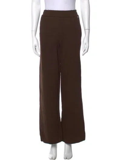 Pre-owned Jason Wu Wide Leg Pants In Brown