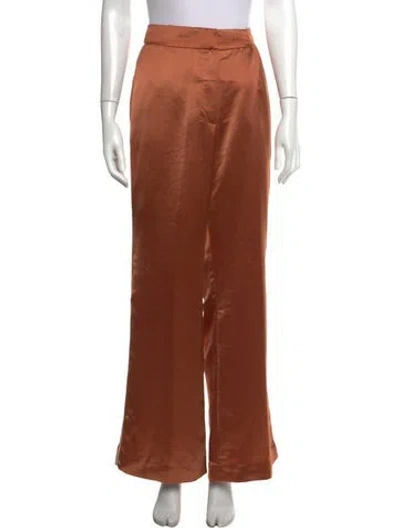 Pre-owned Jason Wu Wide Leg Pants In Brown