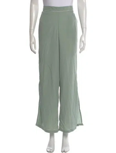 Pre-owned Jason Wu Wide Leg Pants In Green
