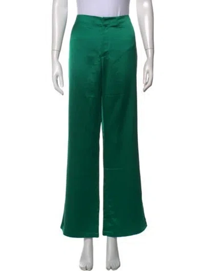 Pre-owned Jason Wu Wide Leg Pants In Green