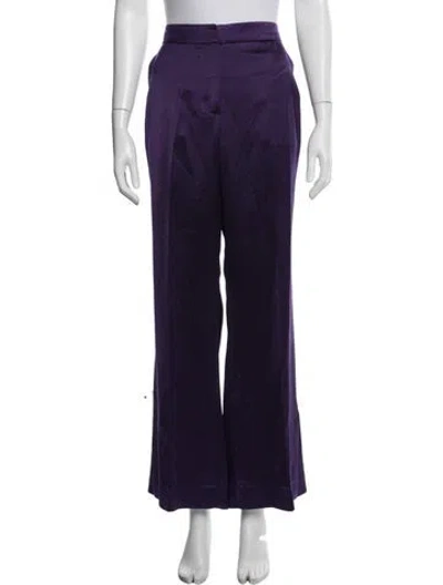 Pre-owned Jason Wu Wide Leg Pants In Purple