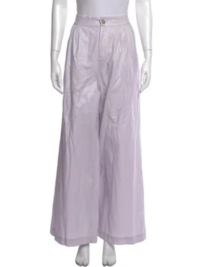 Pre-owned Jason Wu Wide Leg Pants In Purple