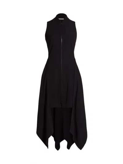 Jason Wu Women's Fluid Crepe Bomber Fit & Flare Dress In Black