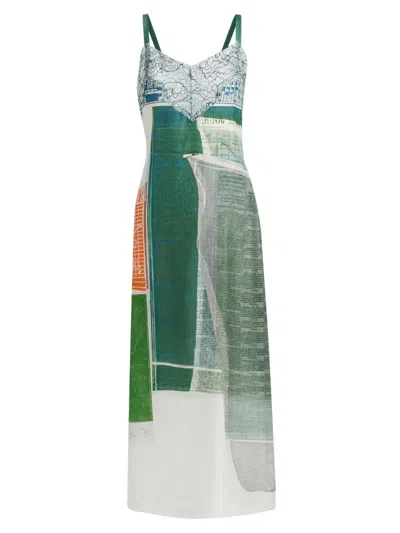 Jason Wu Women's Platter Silk Midi-slipdress In Green
