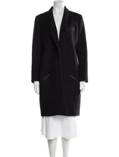 Pre-owned Jason Wu Wool Coat In Black