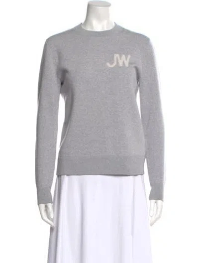 Pre-owned Jason Wu Wool Crew Neck Sweater In Gray