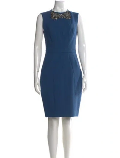 Pre-owned Jason Wu Wool Knee-length Dress In Blue