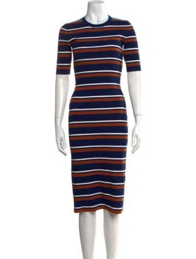 Pre-owned Jason Wu Wool Knee-length Dress In Blue