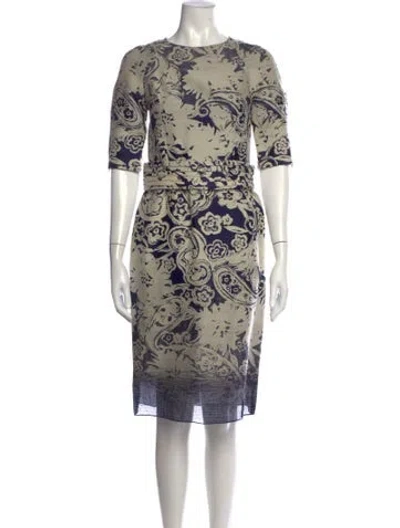 Pre-owned Jason Wu Wool Knee-length Dress In Grey