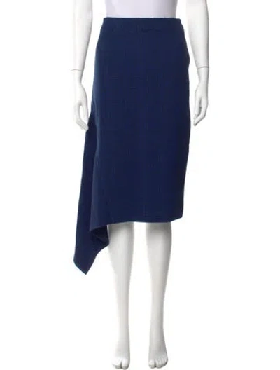 Pre-owned Jason Wu Wool Knee-length Skirt In Blue