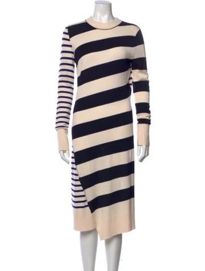 Pre-owned Jason Wu Wool Midi Length Dress In Neutral