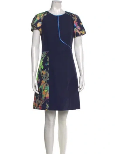 Pre-owned Jason Wu Wool Mini Dress In Blue