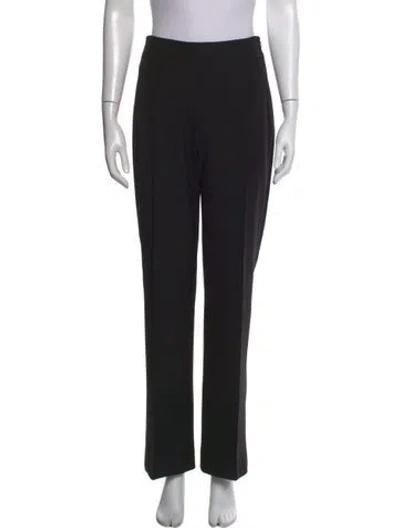 Pre-owned Jason Wu Wool Straight Leg Pants In Black
