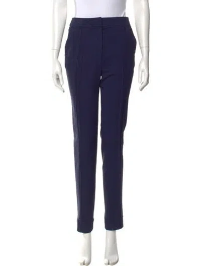 Pre-owned Jason Wu Wool Straight Leg Pants In Blue