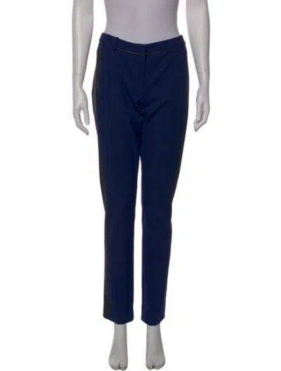 Pre-owned Jason Wu Wool Straight Leg Pants In Blue