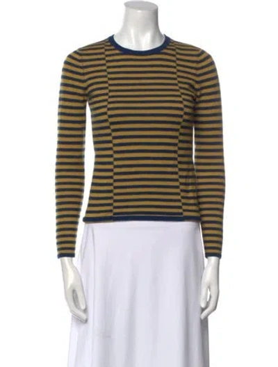 Pre-owned Jason Wu Wool Striped Sweater In Blue