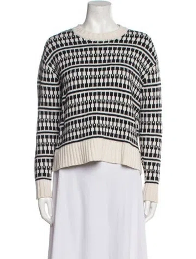 Pre-owned Jason Wu Wool Striped Sweater In Neutral
