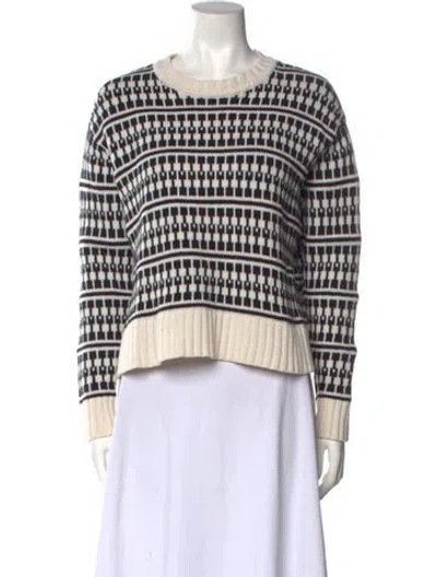 Pre-owned Jason Wu Wool Striped Sweater In Neutral