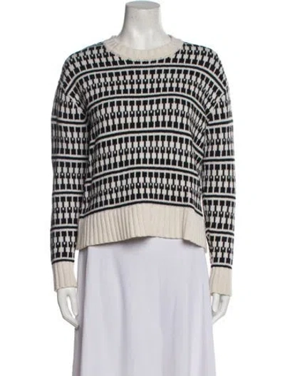 Pre-owned Jason Wu Wool Striped Sweater In Neutral