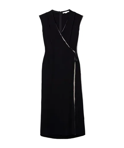 Jason Wu Wrap-effect Crepe Maxi Dress In Black