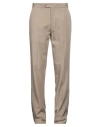 Jasper Reed Man Pants Khaki Size 38 Cotton In Beige