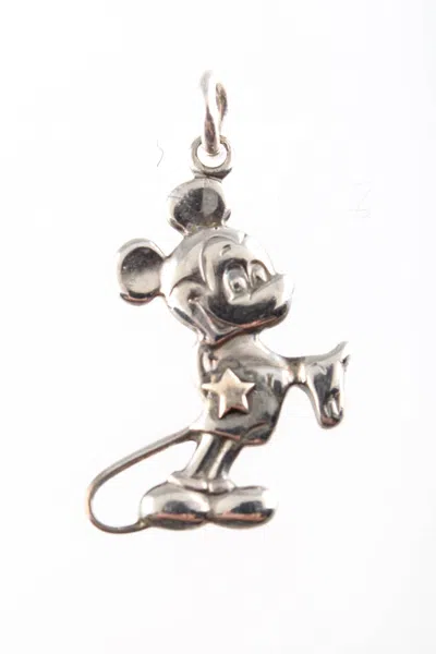 Jasper Sterling Silver Cartoon Mouse Gold Star Vintage Charm
