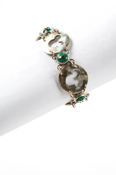 Jasper Womens Sterling Silver Yellow Gold Love Cartoon Bracelet