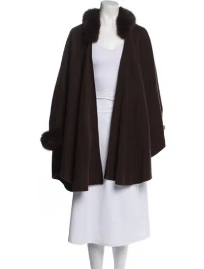 Pre-owned Jasz Couture Wool Coat In Brown