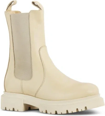 Pre-owned Jatarea Women's Leather Bootie & Boots In  Alo - Dover White