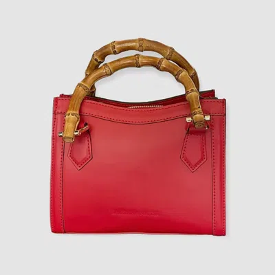 Jaushina Nicole Aria Top Handle Handbag In Red