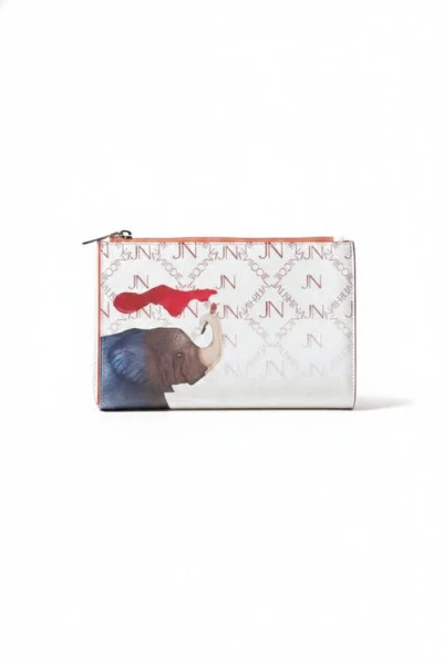Jaushina Nicole Jai Clutch Handbag In Animal Print