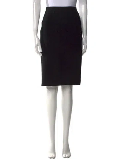 Pre-owned Javier Simorra Knee-length Skirt In Black