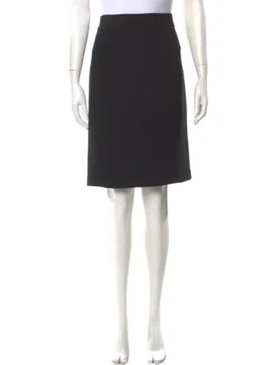 Pre-owned Javier Simorra Knee-length Skirt In Black