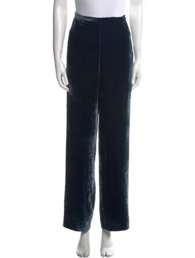 Pre-owned Javier Simorra Wide Leg Pants In Black