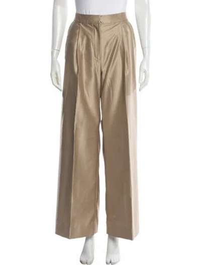 Pre-owned Javier Simorra Wide Leg Pants In Neutral