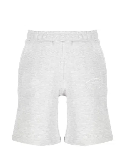 Jaws Logo-print Shorts In Gray