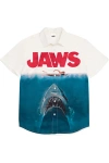 Jaws Short Sleeve Button Down Shirt In Multi