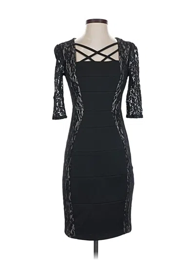 Pre-owned Jax Cocktail Dress In Black