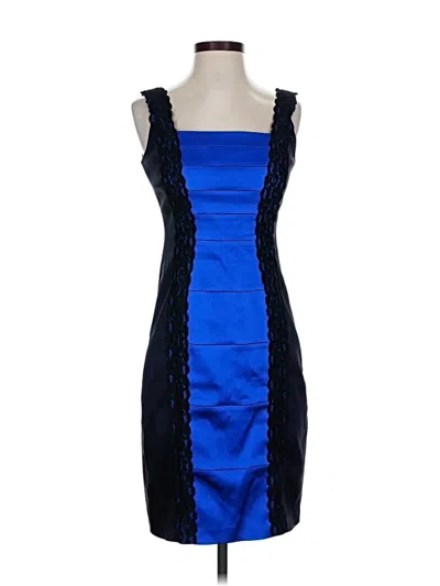 Pre-owned Jax Cocktail Dress In Blue