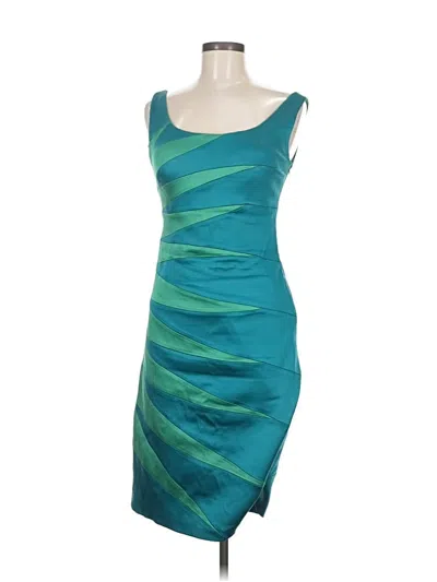 Pre-owned Jax Cocktail Dress In Blue