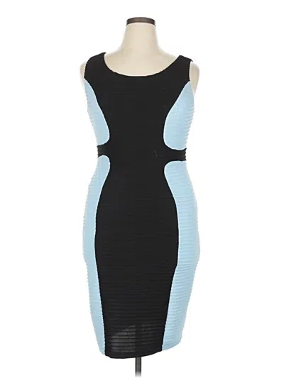 Pre-owned Jax Cocktail Dress In Blue