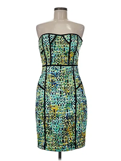 Pre-owned Jax Cocktail Dress In Blue